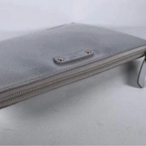 Kate Spade Metro Spade Large Pouch- Silver - Picture 7 of 13